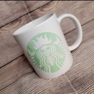Skeleton Starbucks handmade coffee mug